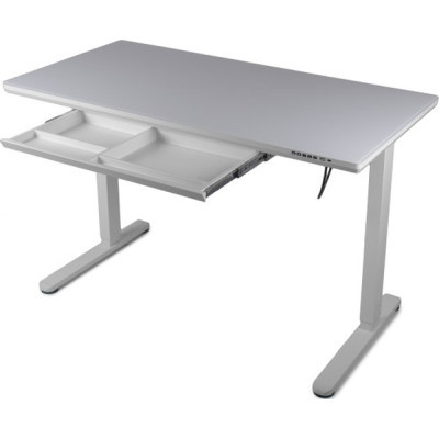 Комп'ютерний стіл Barsky StandUp white glass 1200*600 (BST-12new) фото №2