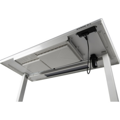 Комп'ютерний стіл Barsky StandUp white glass 1200*600 (BST-12new) фото №9