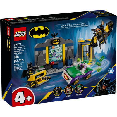 Конструктор Lego Super Heroes Печера Бетмена з Бетменом, Бетґьорл і Джокером (76272)