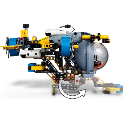 Конструктор Lego Technic Глибоководний дослідницький підводний човен (42201) фото №6