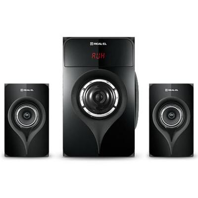 Акустическая система REAL-EL M-370 black фото №2