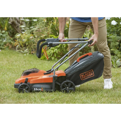 Газонокосилка Black&Decker акумуляторна 1 АКБ и ЗУ (BCMW3336L1) фото №2