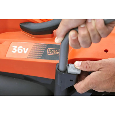 Газонокосилка Black&Decker акумуляторна 1 АКБ и ЗУ (BCMW3336L1) фото №6