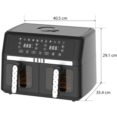 Мультипіч QUIN Air Fryer Dual Zone (YJ-1102AV) фото №9