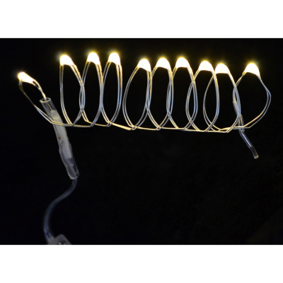 Гірлянда YES! Fun LED 10 ламп, молочно-белая, 0,55 м. (801097)