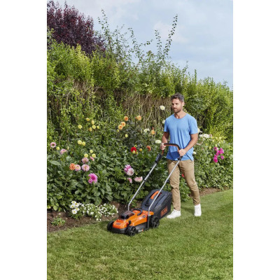 Газонокосилка Black&Decker акумуляторна 2 АКБ и ЗУ (BCMW3336L2) фото №11