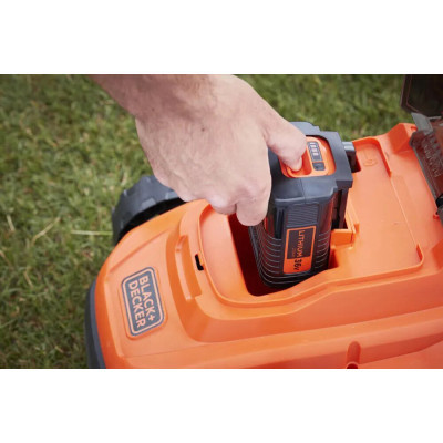 Газонокосилка Black&Decker акумуляторна 2 АКБ и ЗУ (BCMW3336L2) фото №2
