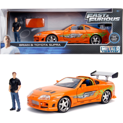 Машини Jada Форсаж Toyota Supra (1995)   фигурка Брайана 1:24 (253205001) фото №12
