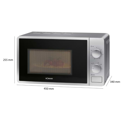 Микроволновая печь Bomann MW6014CB silver фото №5