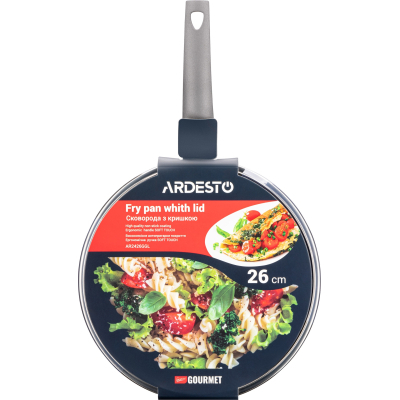 Пательня Ardesto Gemini Gourmet Apulia з кришкою 26 см (AR2426GGL) фото №10