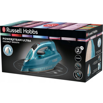 Утюг Russell Hobbs Powersteam Ultra Coconut Smooth (26340-56) фото №8
