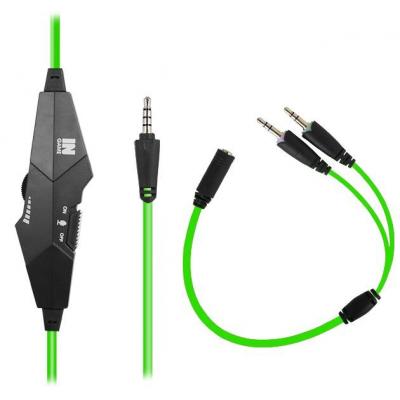 Наушники Gemix N1 Black-Green Gaming фото №4