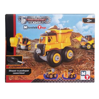 Конструктор Microlab Toys Конструктор  Строительная техника - грузовик (MT8906А) фото №4