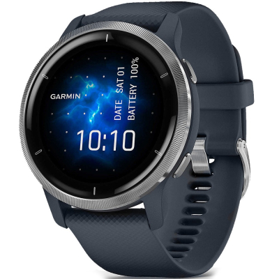 Smart годинник Garmin Venu 2, GPS, Wi-Fi, Blue Granite   Passivated (010-02430-10)