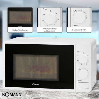 Микроволновая печь Bomann MW6014CB white фото №4