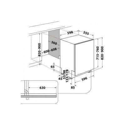 Посудомийна машина Hotpoint-Ariston HM742L фото №8
