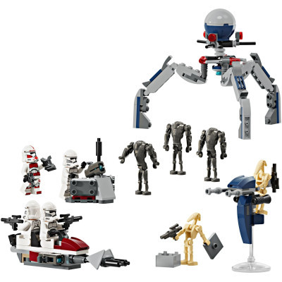 Конструктор Lego Star Wars Клони-піхотинці й Бойовий дроїд. Бойовий набір 215 деталей (75372) фото №2