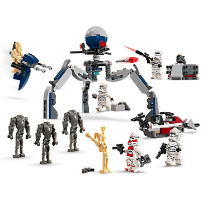 Конструктор Lego Star Wars Клони-піхотинці й Бойовий дроїд. Бойовий набір 215 деталей (75372) фото №3