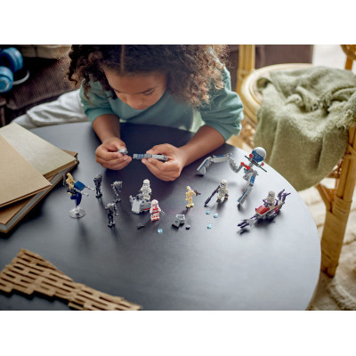 Конструктор Lego Star Wars Клони-піхотинці й Бойовий дроїд. Бойовий набір 215 деталей (75372) фото №7