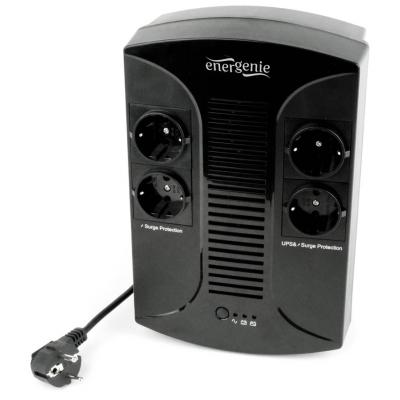 Источник бесперебойного питания EnerGenie EG-UPS-001 650VA, (EG-UPS-001) фото №2