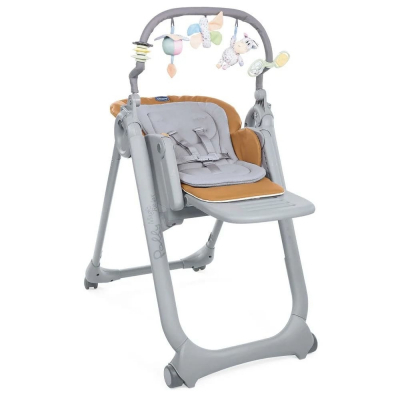 Стільчик для годування Chicco Polly Magic Relax New, light gray (79502.61)