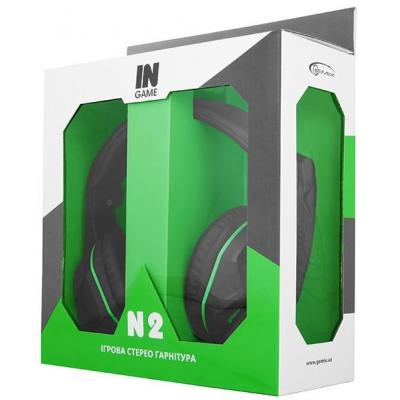 Наушники Gemix N2 LED Black-Green Gaming фото №5