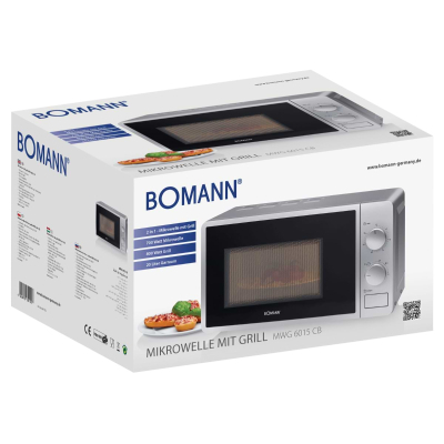 Микроволновая печь Bomann MWG6015CB silver фото №7