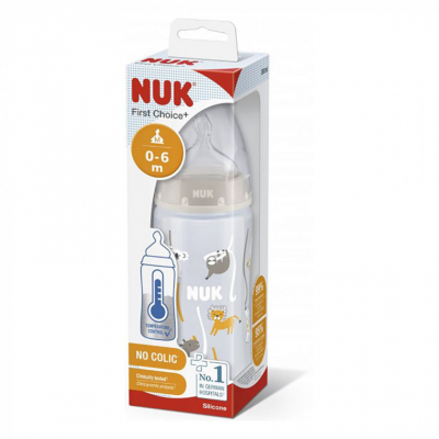 Пляшечка для годування Nuk Бутылочка для кормления  First Choice Plus Сафари 300 мл (3952396) фото №2