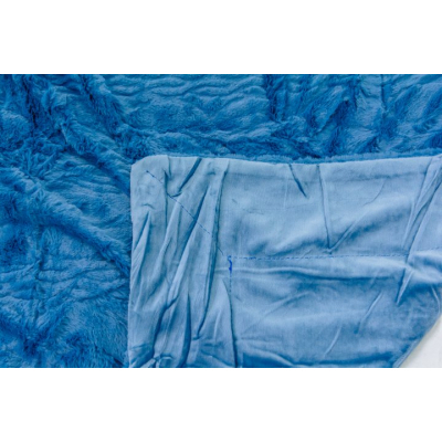Плед MirSon 1002 Damask Blue 150x200 (2200003051070) фото №3