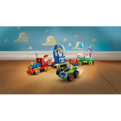 Конструктор Lego Disney та Pixar Святкування з Історії іграшок: поїзд та авто для гонок (43264) фото №11