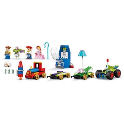Конструктор Lego Disney та Pixar Святкування з Історії іграшок: поїзд та авто для гонок (43264) фото №6