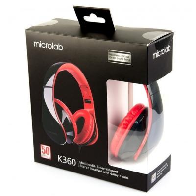 Навушники Microlab K360 Black фото №7