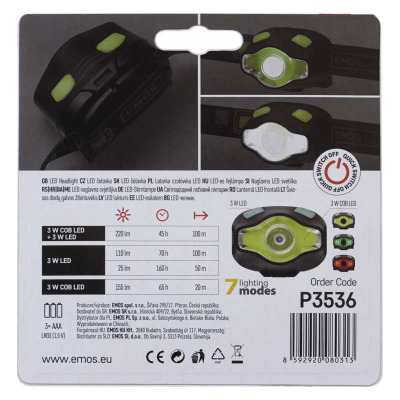 Фонарик EMOS P3536 фото №6