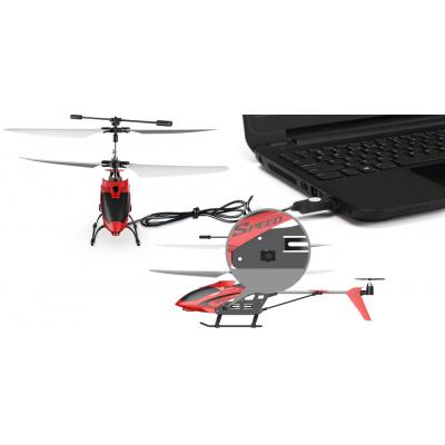 Радиоуправляемая игрушка Syma  Вертолёт 2.4 ГГц 23 см со светом, барометром (S5H_red) фото №5