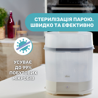 Пляшечка для годування Chicco Стерилизатор  электрический паровой (07391.10) фото №2