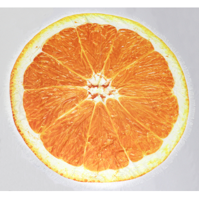 Рушник MirSon пляжное №5065 Summer Time Orange 150x150 см (2200003947731) фото №2