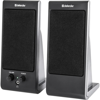 Акустическая система Defender 2.0 SPK 165 SPK 170 4 W USB black