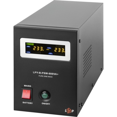 Источник бесперебойного питания LogicPower LPY- B - PSW-800VA , 5А/10А (4150) фото №2