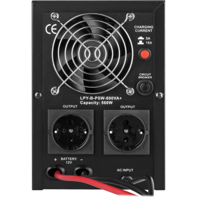 Источник бесперебойного питания LogicPower LPY- B - PSW-800VA , 5А/10А (4150) фото №3