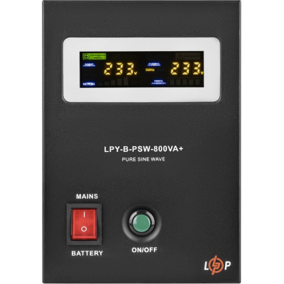 Источник бесперебойного питания LogicPower LPY- B - PSW-800VA , 5А/10А (4150) фото №4
