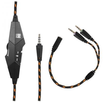 Наушники Gemix N20 White-Black-Orange Gaming фото №4