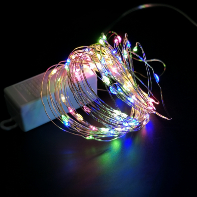 Гірлянда Novogod`ko мидн. провода, 100 LED, Color 10 м, 8 режимов (973784)