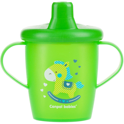 Пляшечка для годування Canpol babies Поильник-непроливайка  Toys 250 мл Зеленая (31/200_gre) фото №4