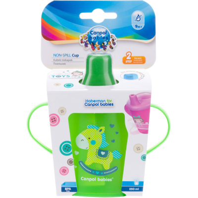 Пляшечка для годування Canpol babies Поильник-непроливайка  Toys 250 мл Зеленая (31/200_gre) фото №5