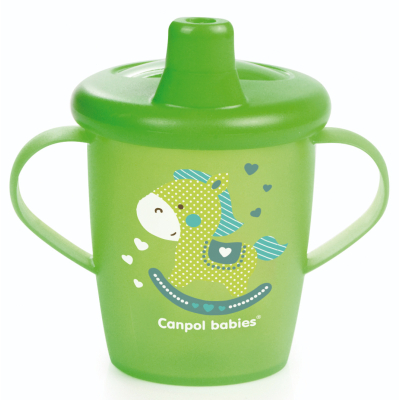 Пляшечка для годування Canpol babies Поильник-непроливайка  Toys 250 мл Зеленая (31/200_gre)