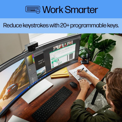 Клавиатура HP 450 Programmable WL UKR (4R184AA) фото №9