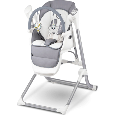 Стільчик для годування Lionelo 2 в 1  Niles Grey (LO-NILES GREY) фото №3