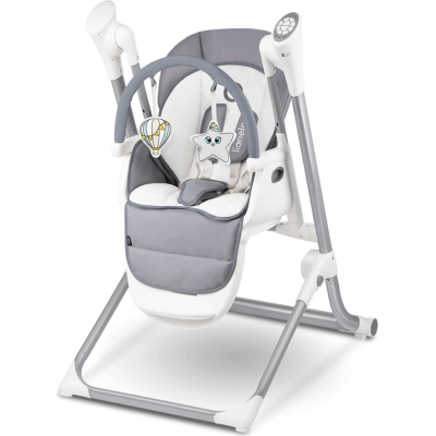 Стільчик для годування Lionelo 2 в 1  Niles Grey (LO-NILES GREY) фото №4