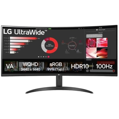 Монітор LG 34WR50QC-B