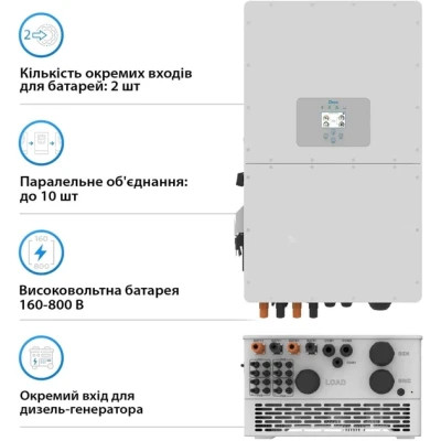 Deye SUN-50K-SG01HP3-EU-BM4 WiFi, 50kW (SUN-50K-SG01HP3-EU-BM4) фото №6